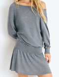 Robe à col ouvert