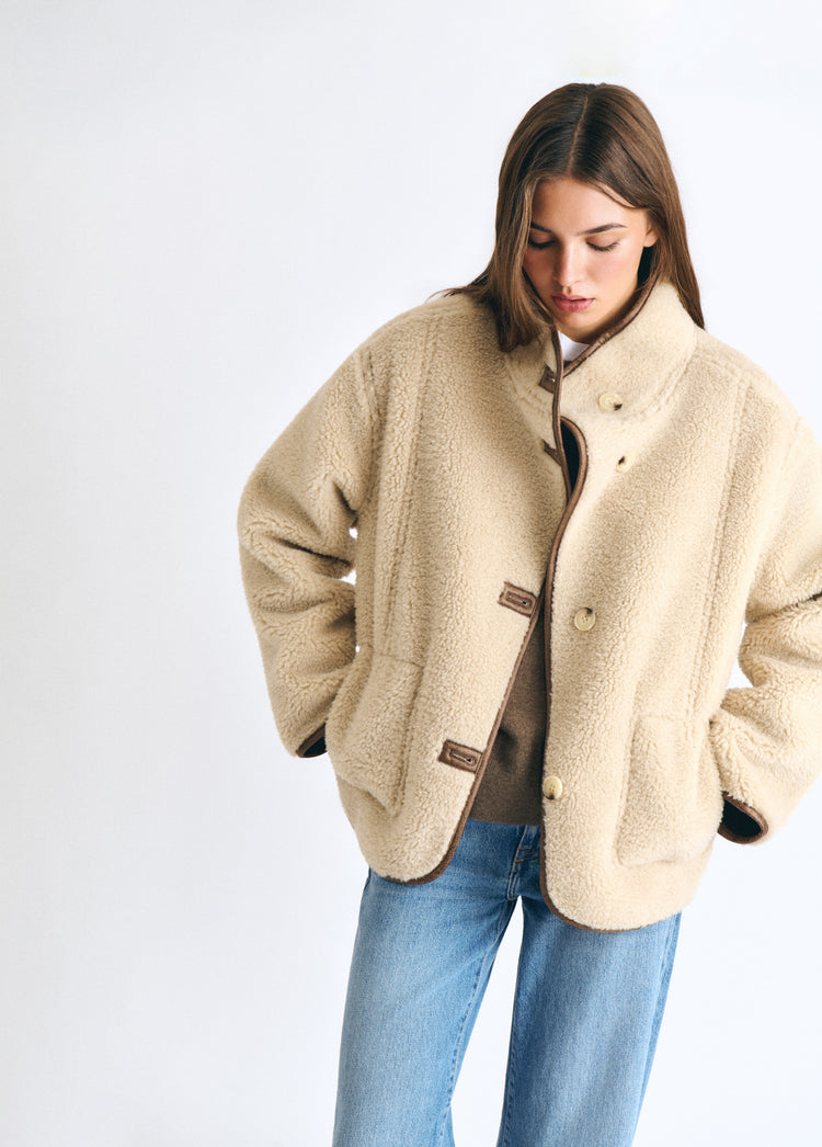 Reversible double-sided coat