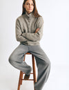 Knitted jacket with buttons