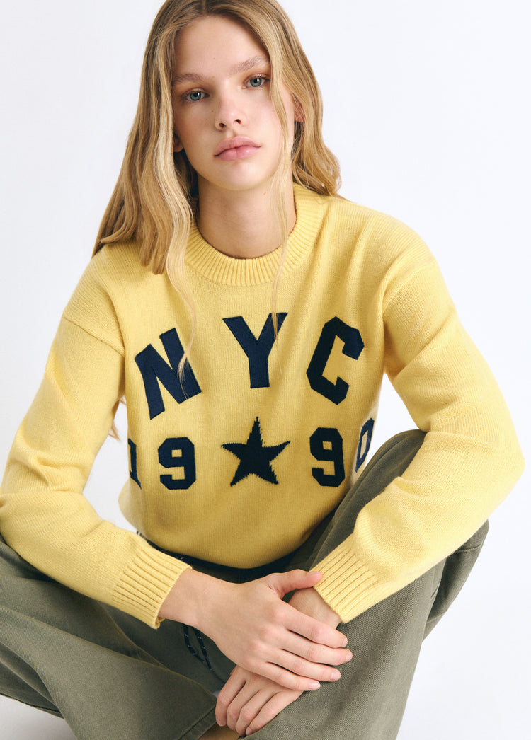 Jumper brodé nyc