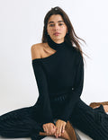 Pullover mit hochgeschlossenem Ausschnitt