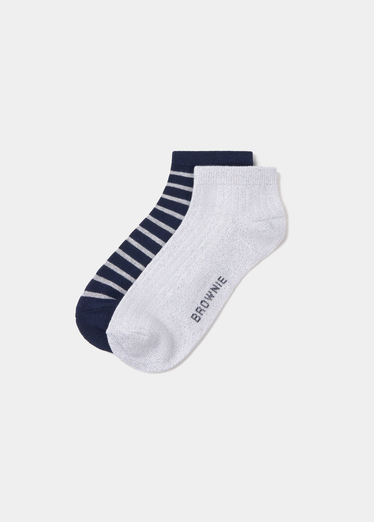 Pack of short lurex socks