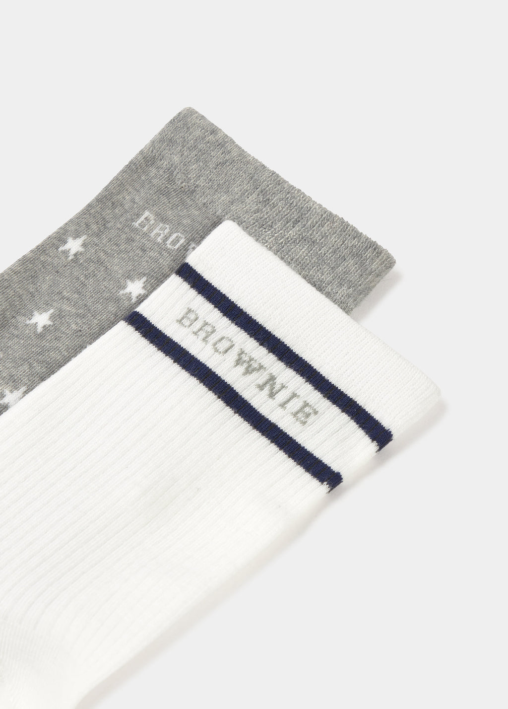 Socken-Set Sterne und uni