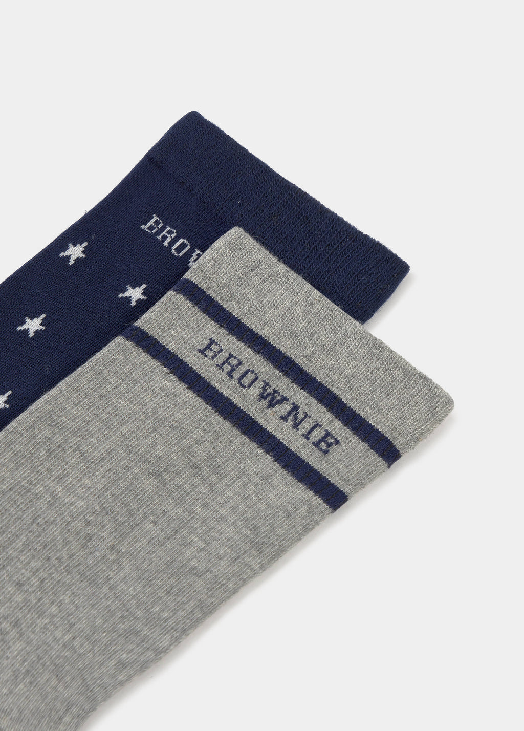 Pack of star and plain socks