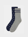 Pack of star and plain socks