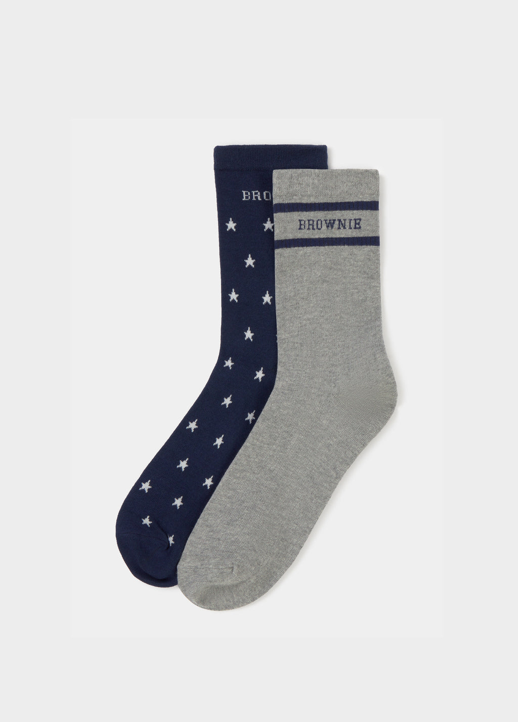 Pack of star and plain socks