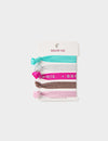Brownie logo hair tie pack