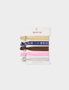 Brownie logo hair tie pack