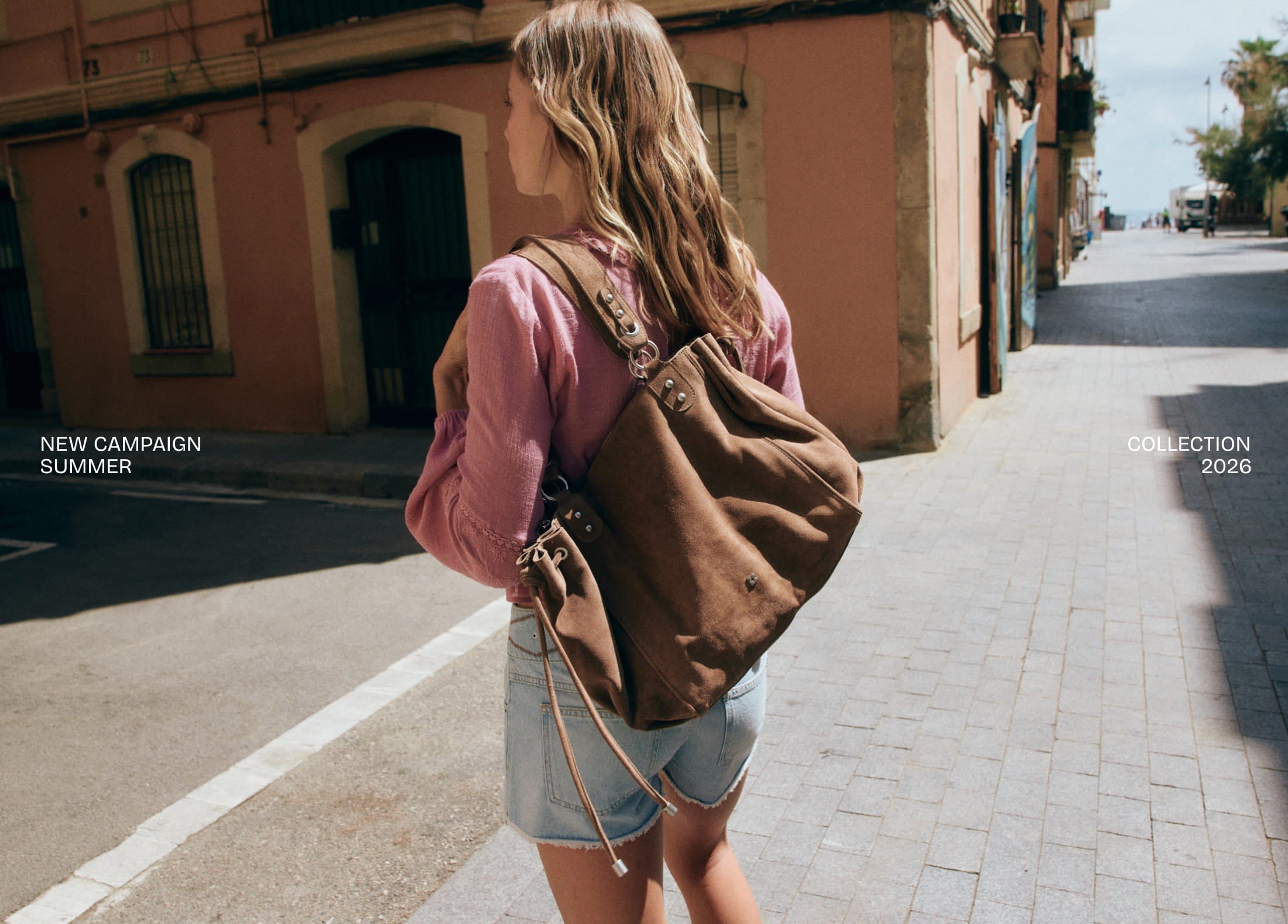 Ruched shopper bag
