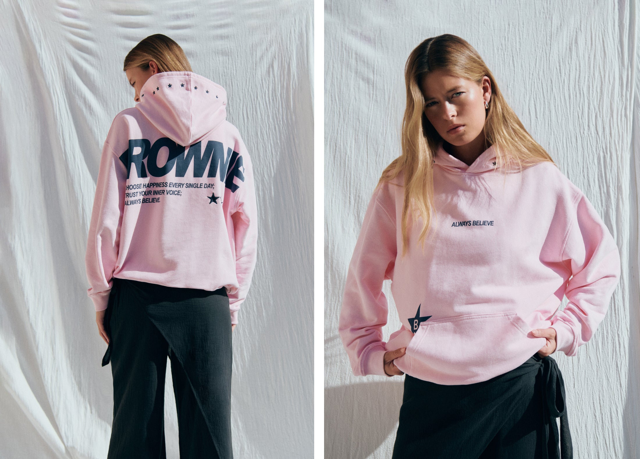 Brownie star hooded sweatshirt