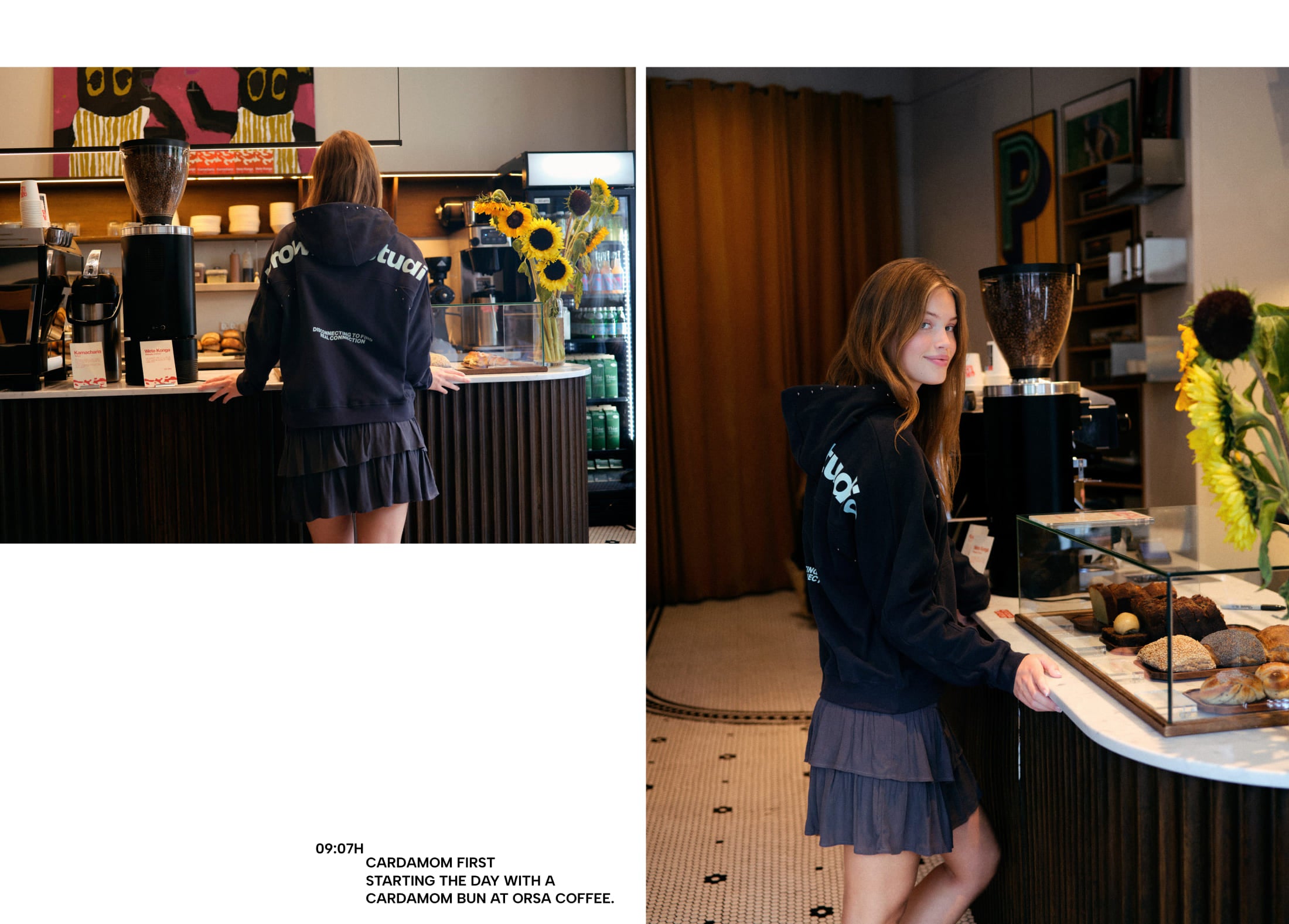 Hoodie with studs