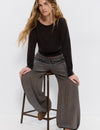 Plaid harem pants