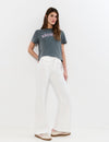 Pantalons campana amb butxaques frontals