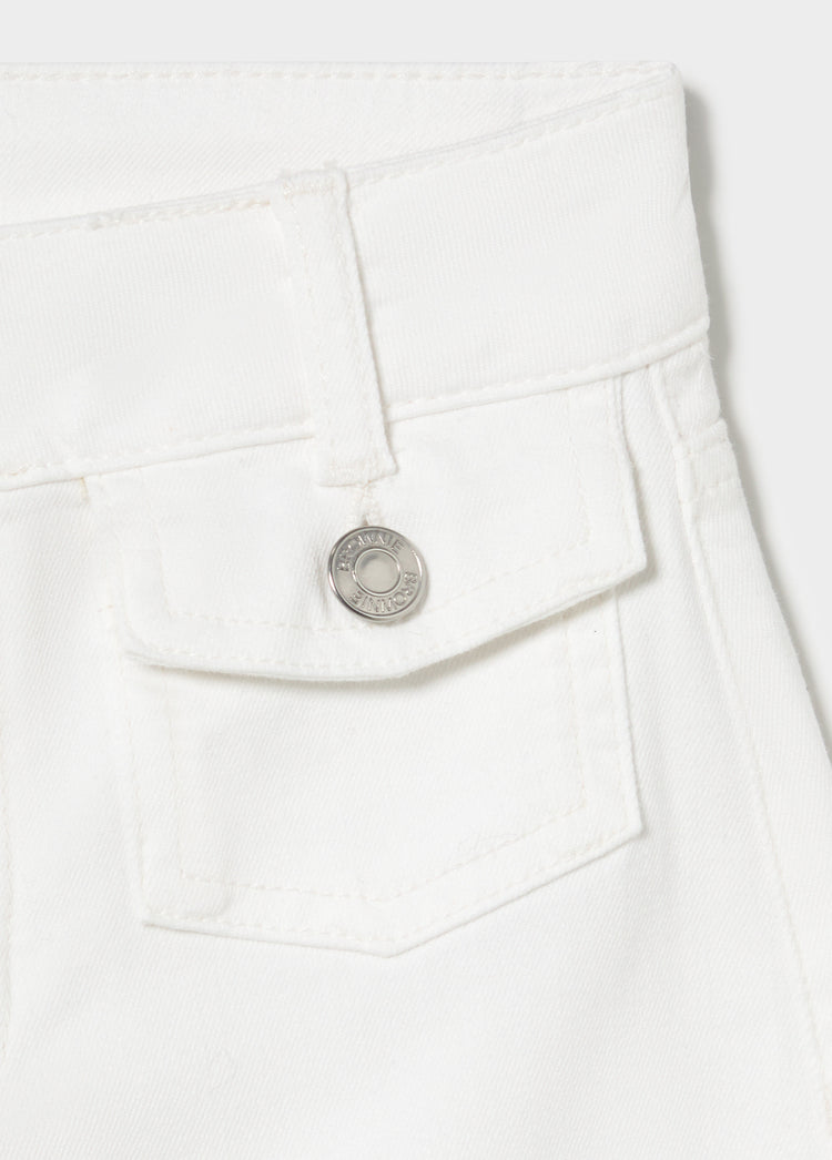 Wijde broek met voorzakken