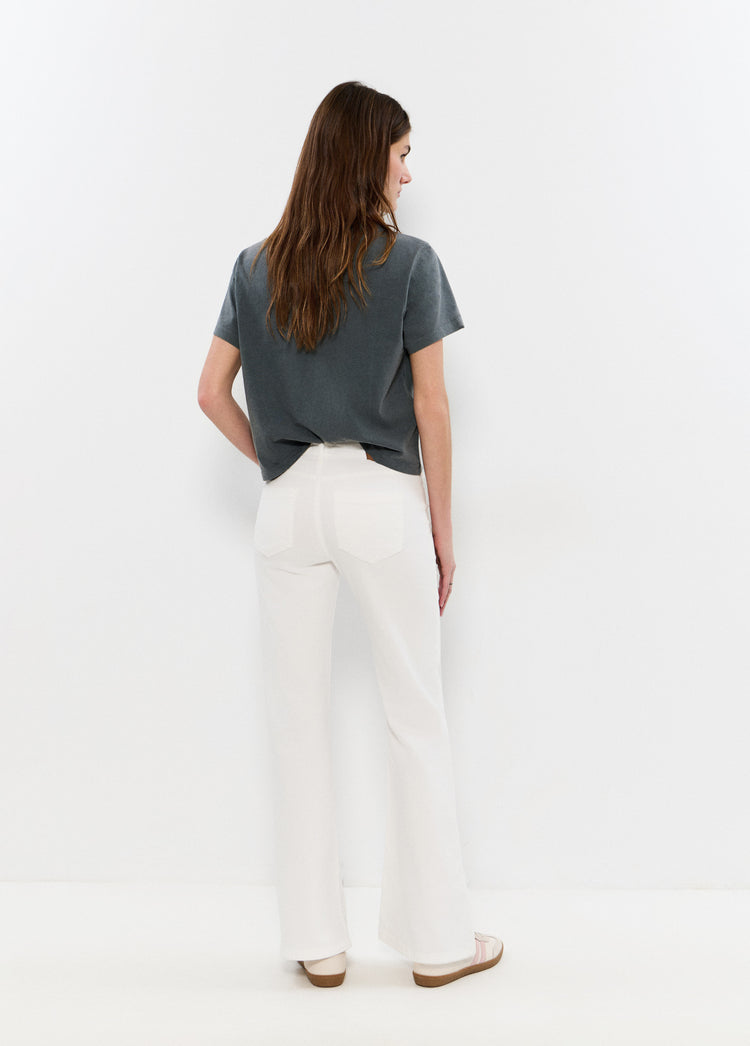 Wijde broek met voorzakken