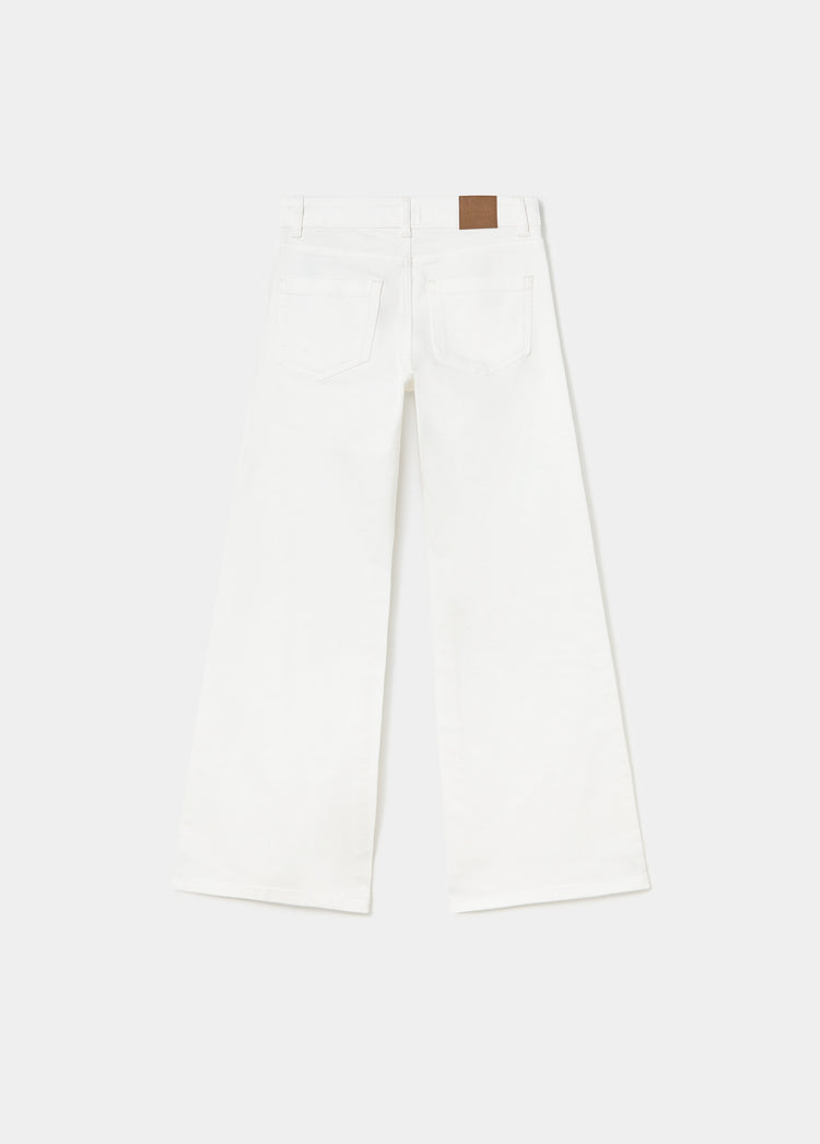 Wijde broek met voorzakken