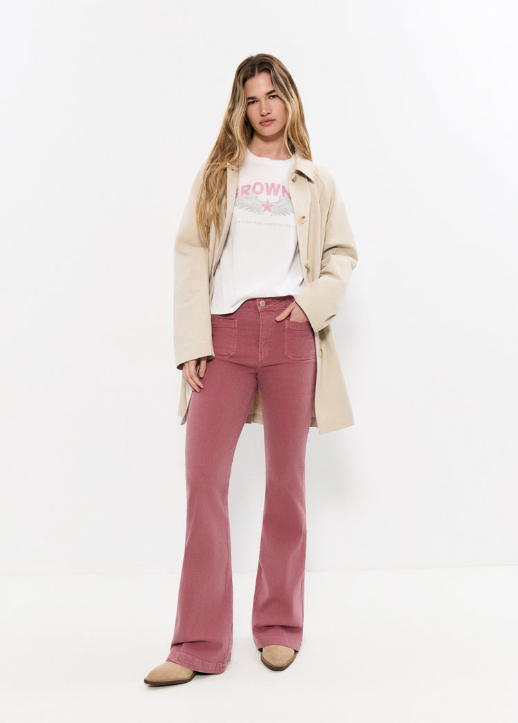 Wijde broek met zakken