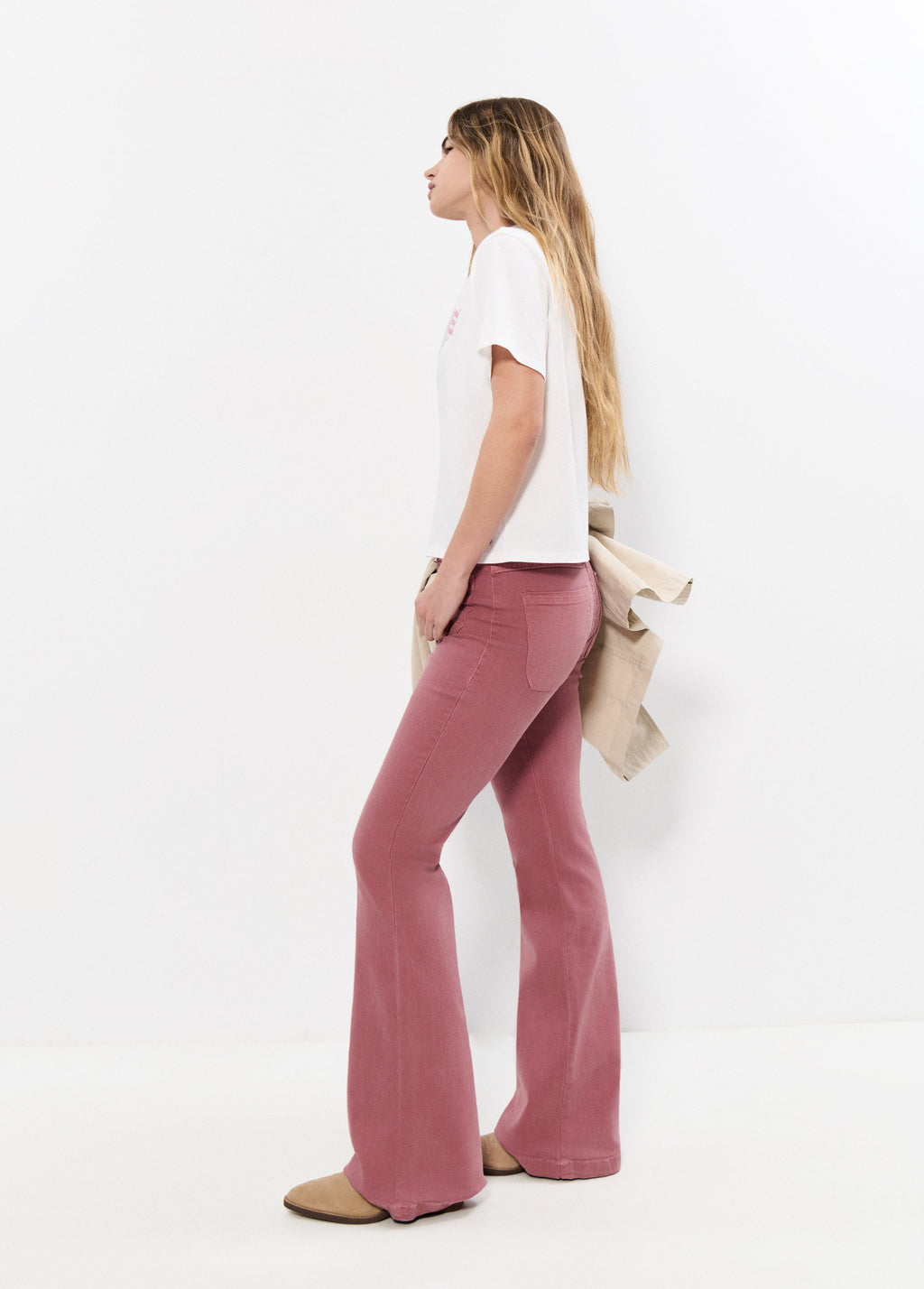 Wijde broek met zakken