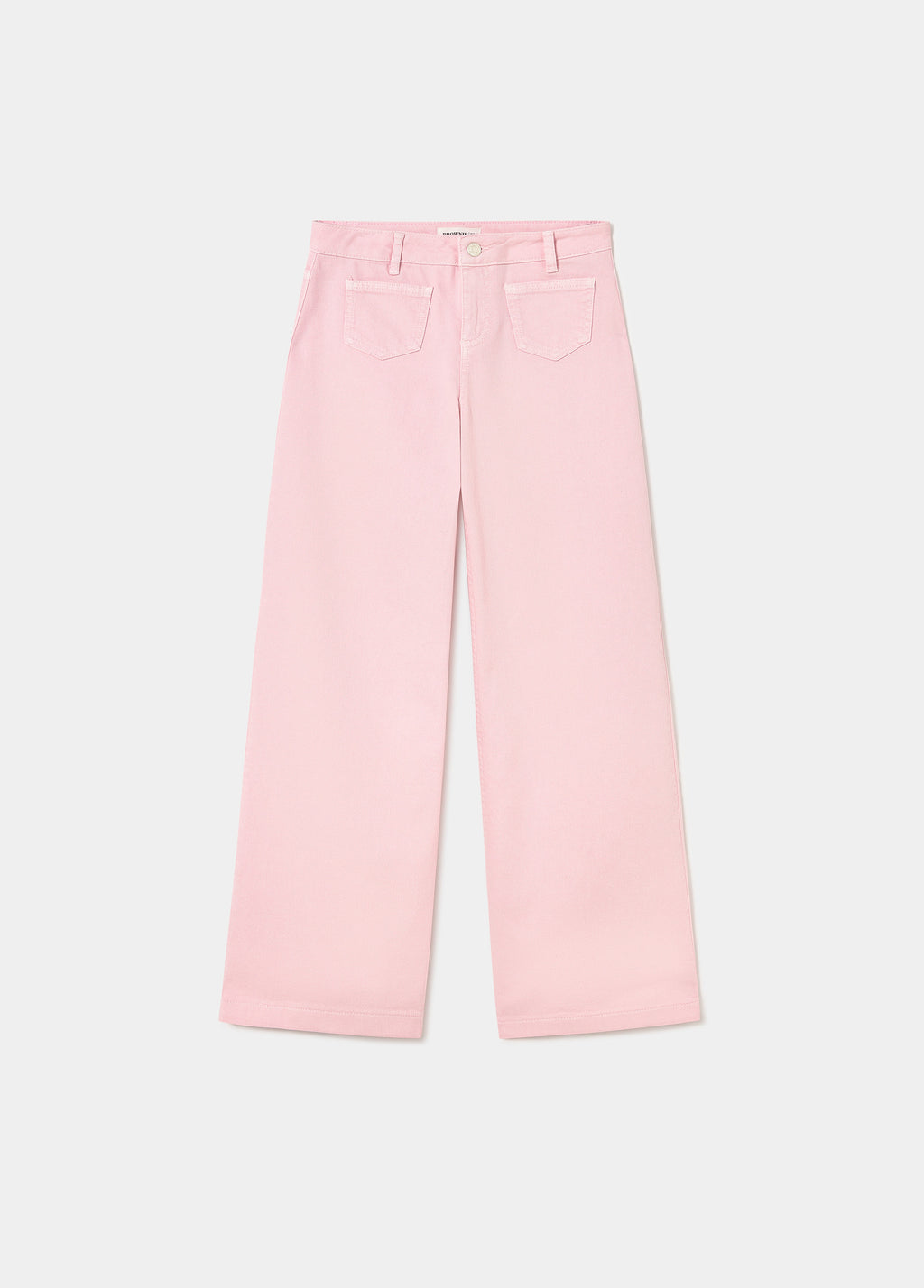 Culotte pants with front pockets