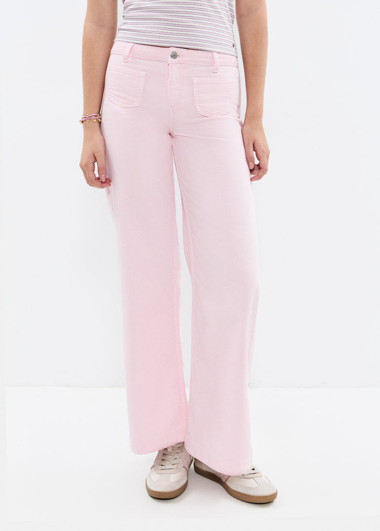 Culotte broek met voorzakken