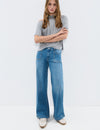 Culotte pants with studs