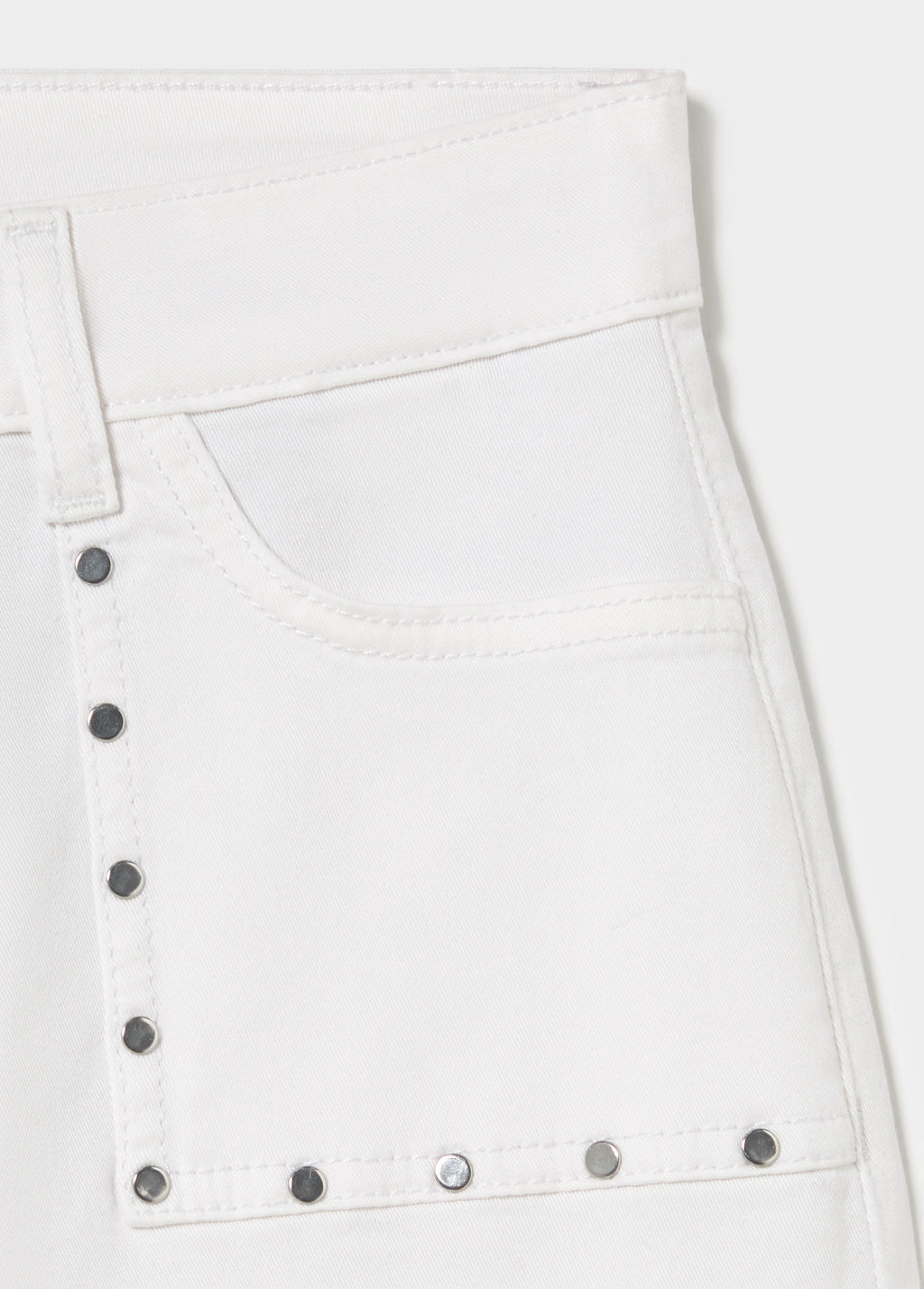 Culotte pants with studs