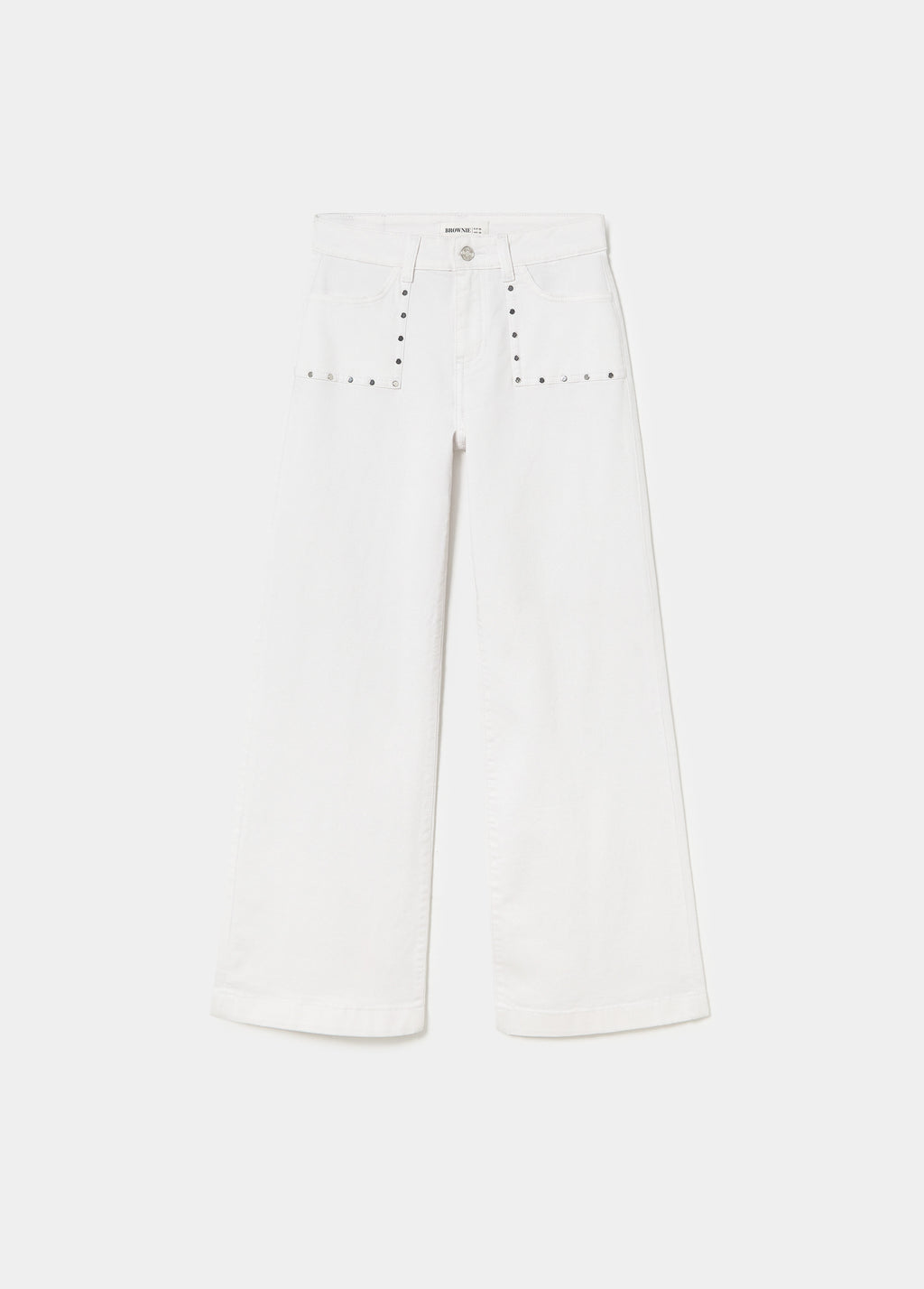 Culotte pants with studs