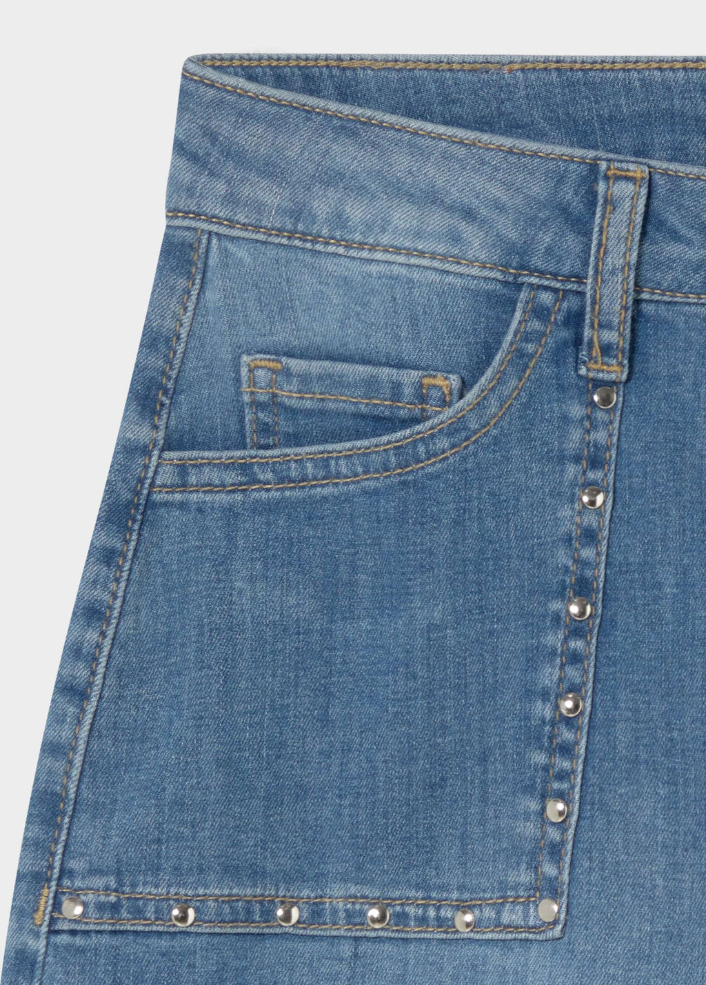 Culotte pants with studs