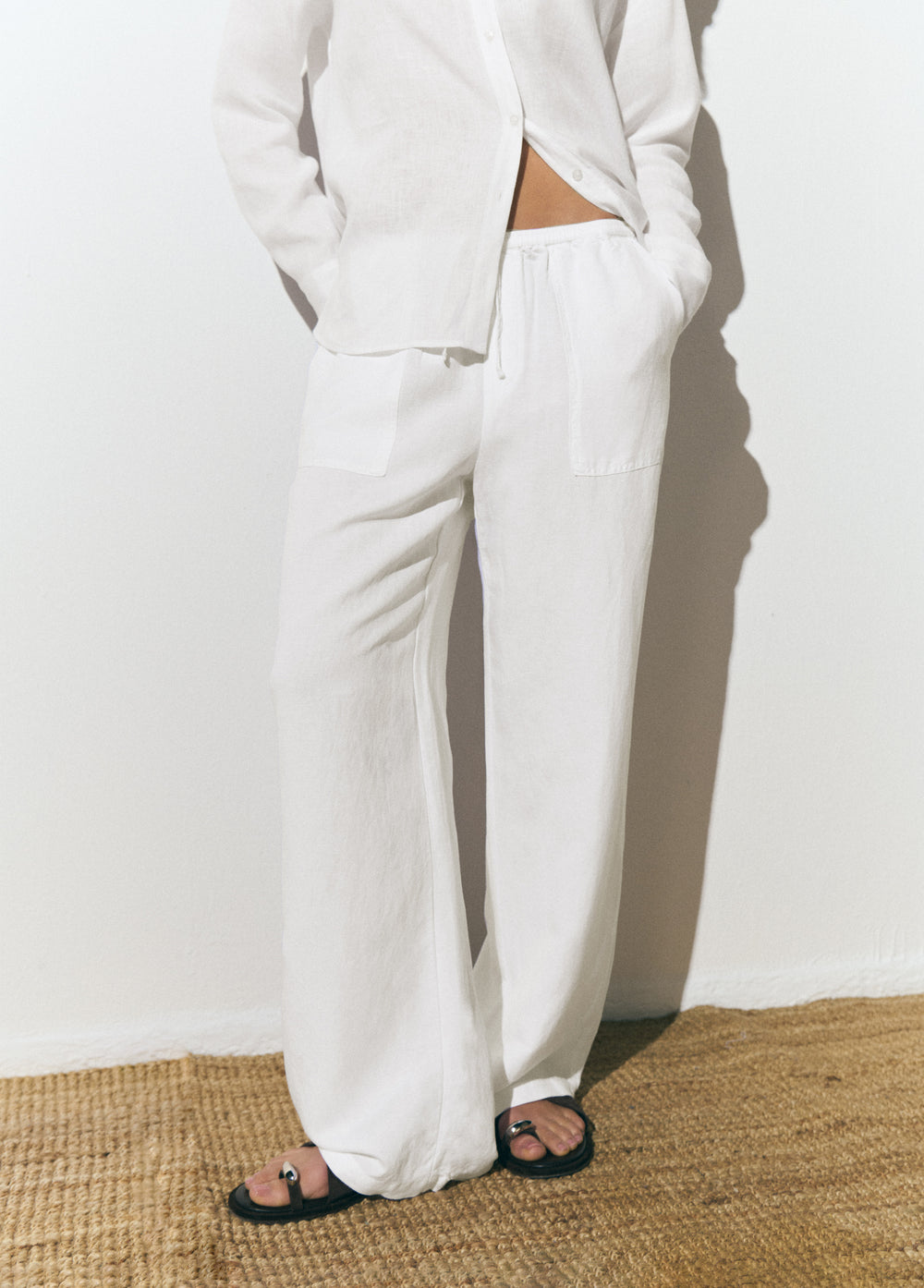 Flowy pants with pockets