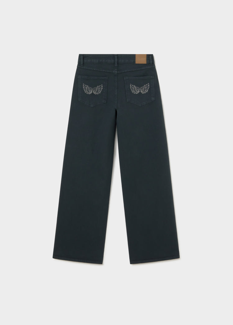 Rechte broek met vleugels