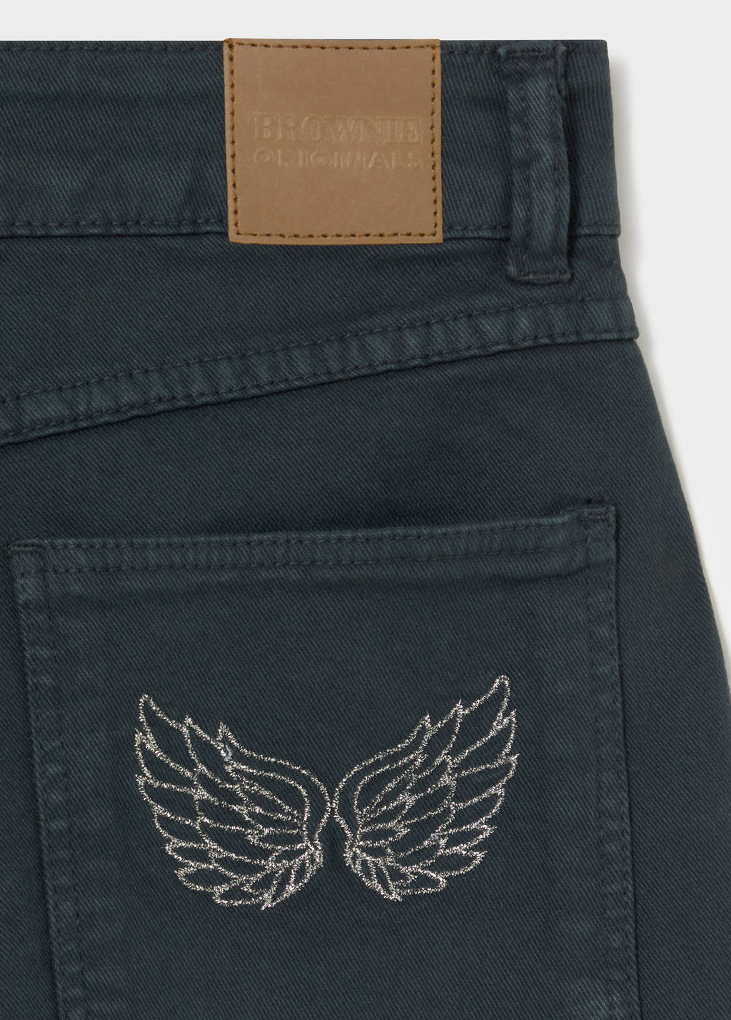 Pantalone dritto con ali