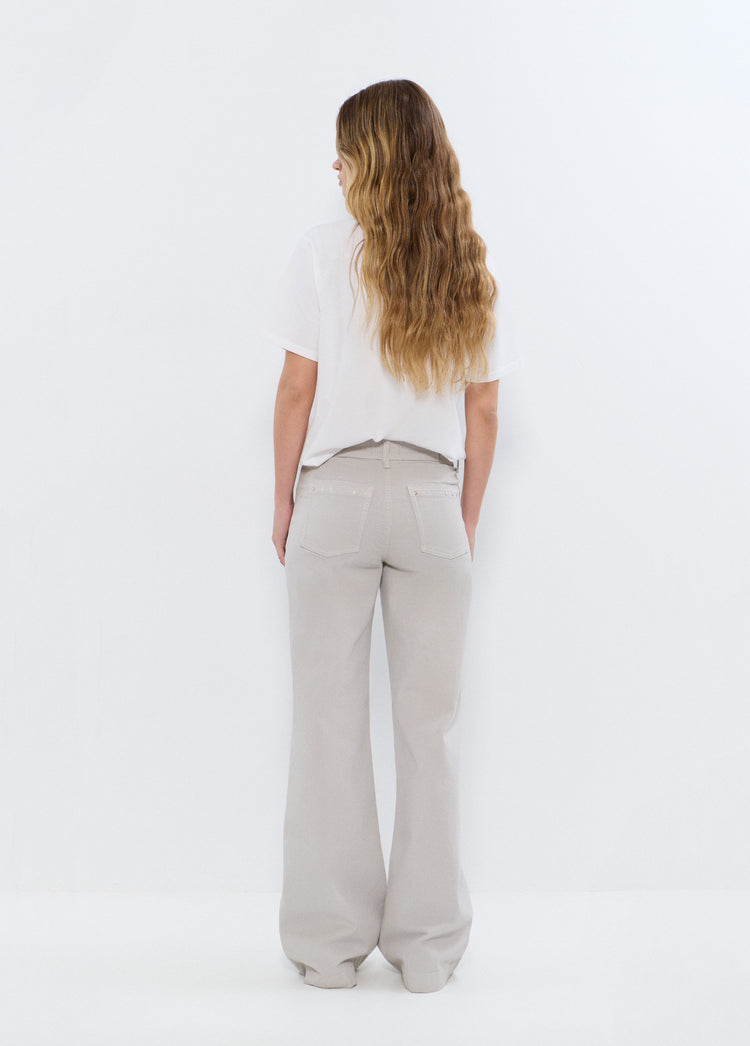 Rechte broek met studs