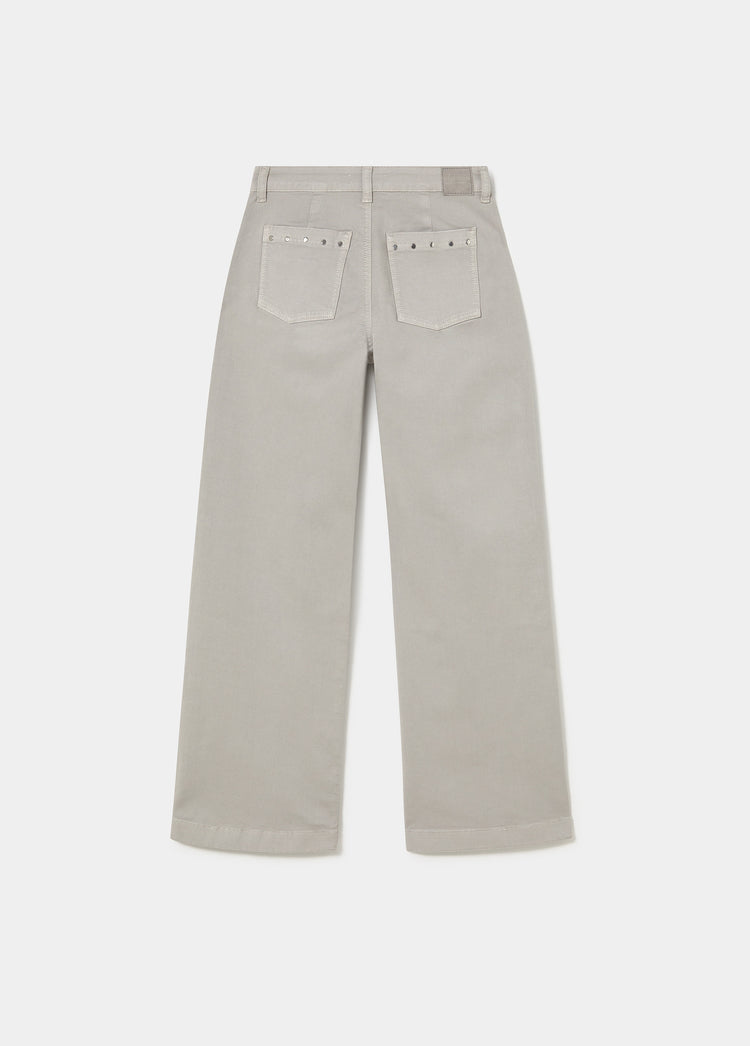 Rechte broek met studs