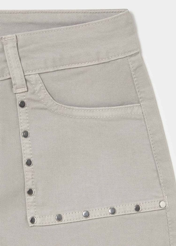 Rechte broek met studs