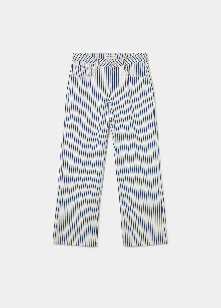 Relaxed striped pants