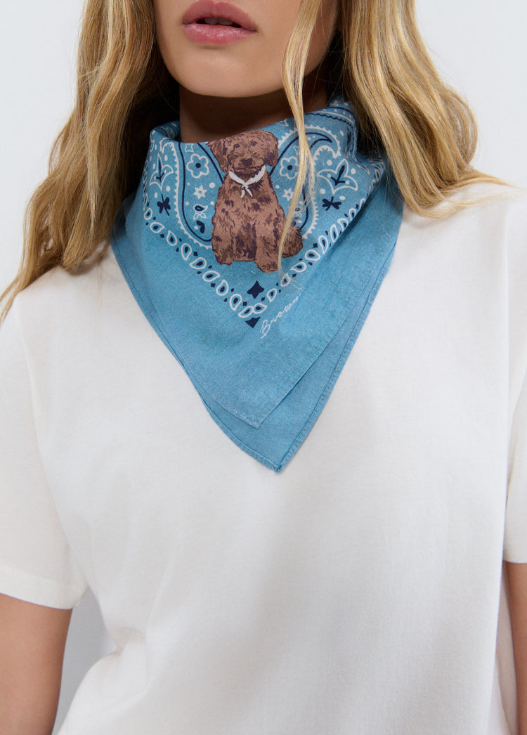 Pañuelo estampado perrito
