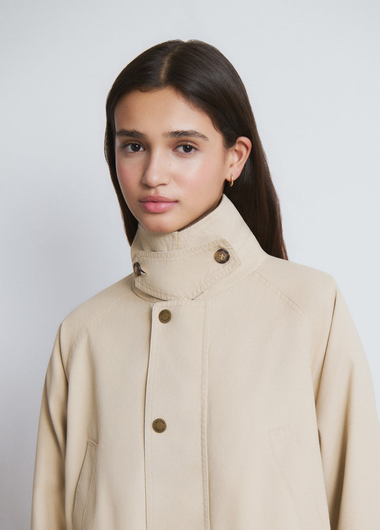 Long cotton parka