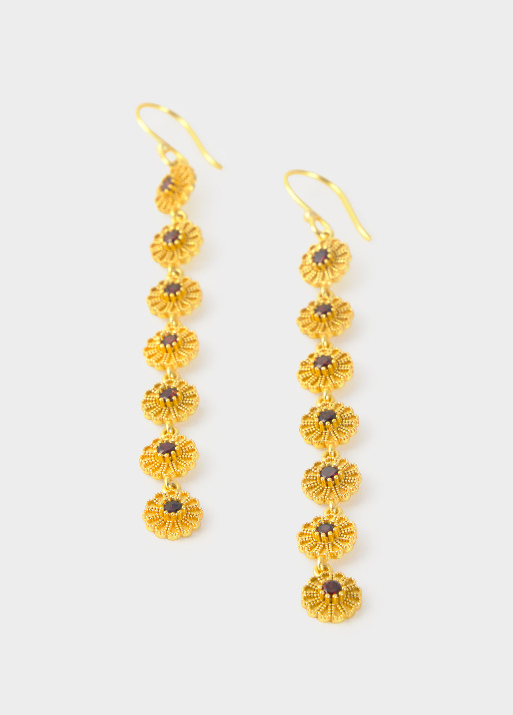 Orecchini fiori indiani
