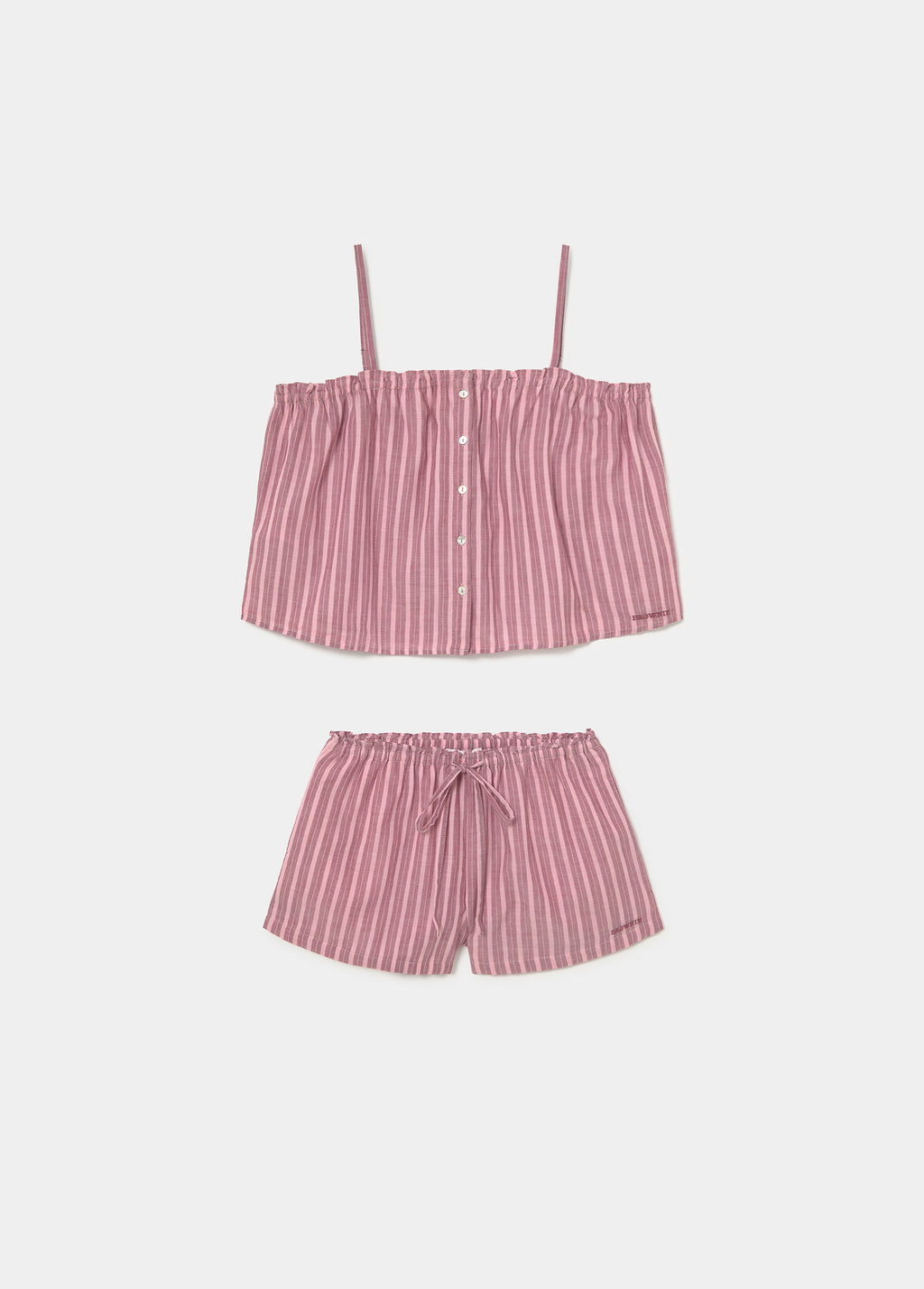 Striped short pajamas