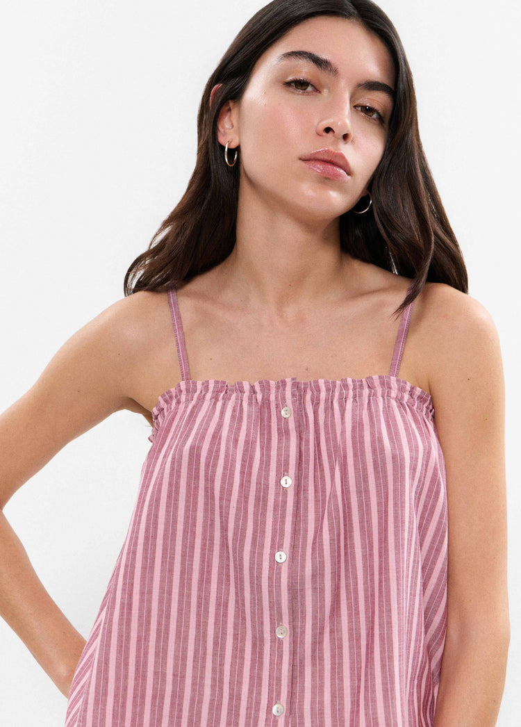 Striped short pajamas