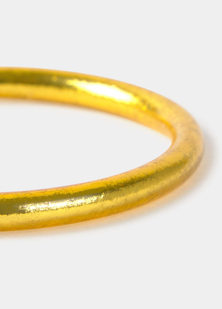 Gold leaf bracelet S