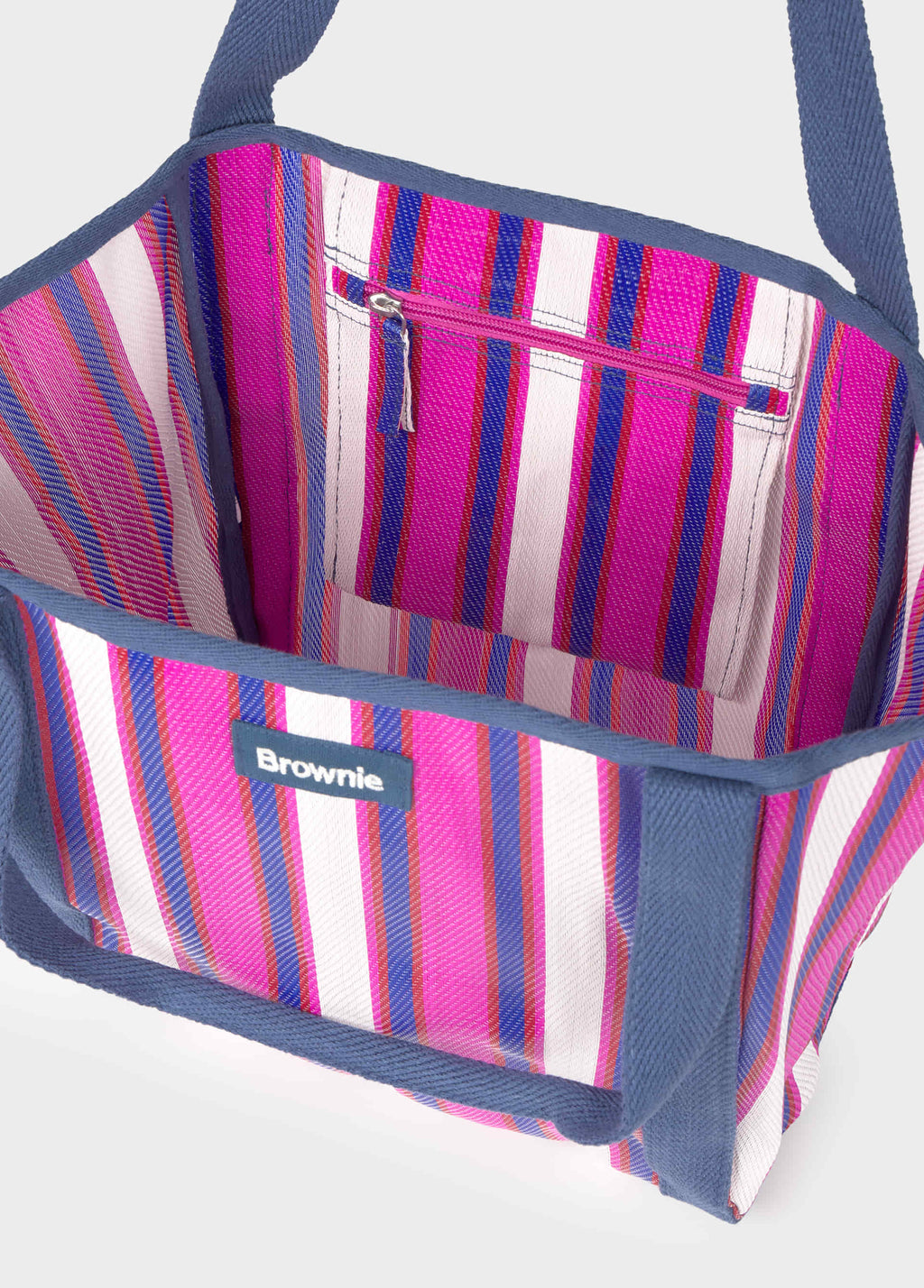 Bolso shopper rayas