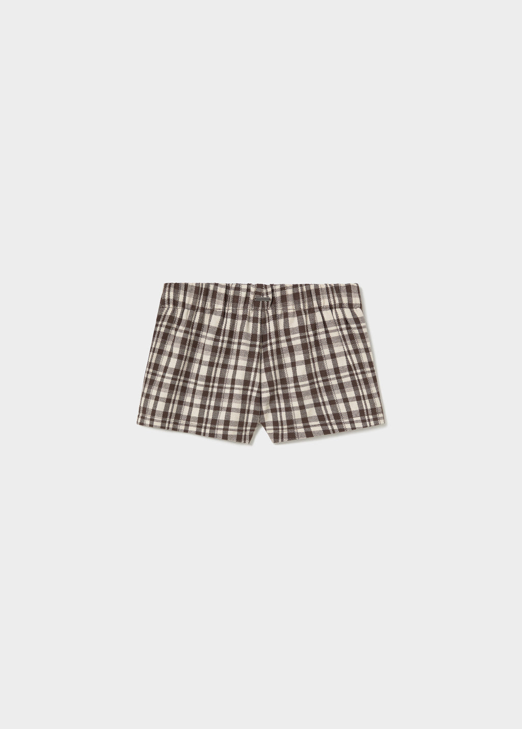 Mini checkered shorts