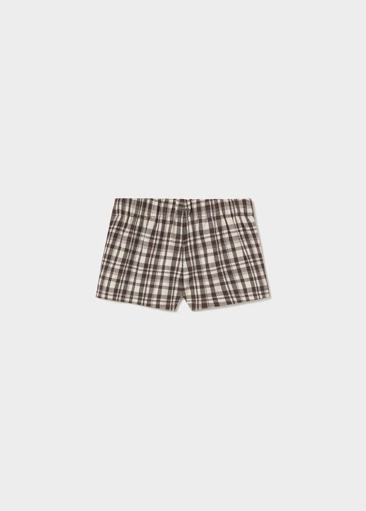 Mini short met ruitjes