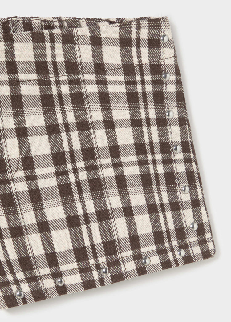 Mini short met ruitjes