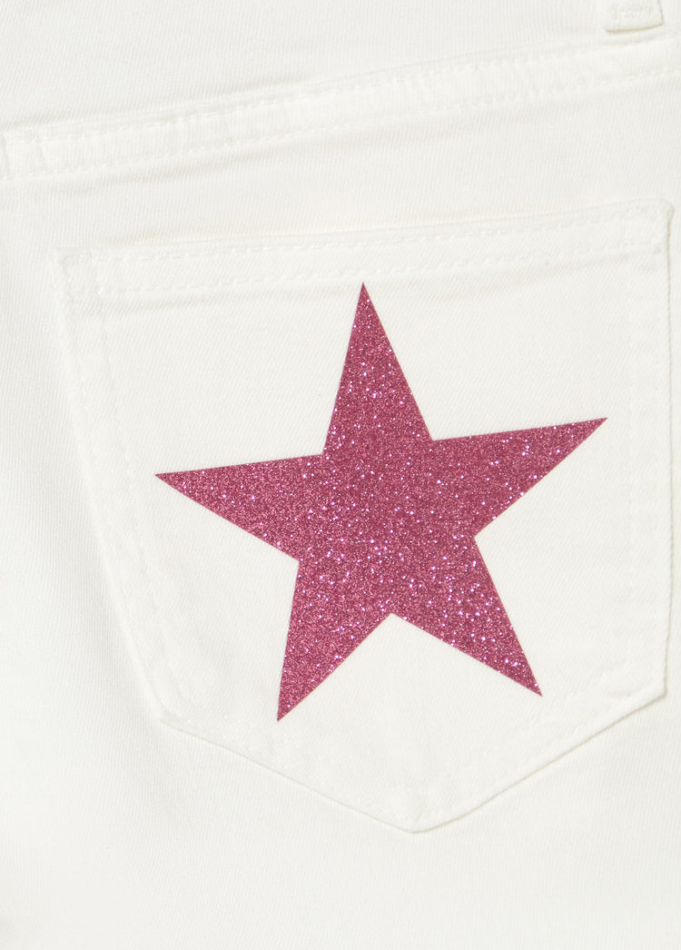 Short met glitterpatches