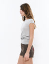 Glitter patch shorts
