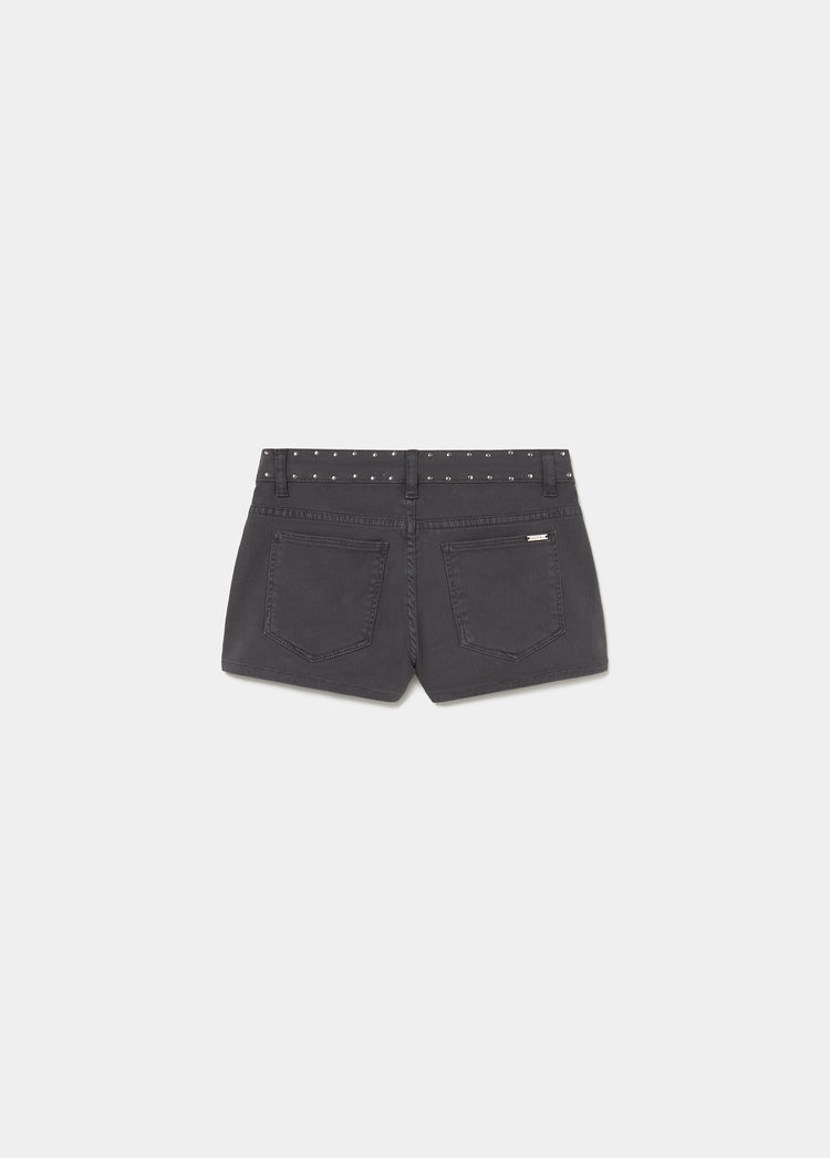 Short met decoratieve studs