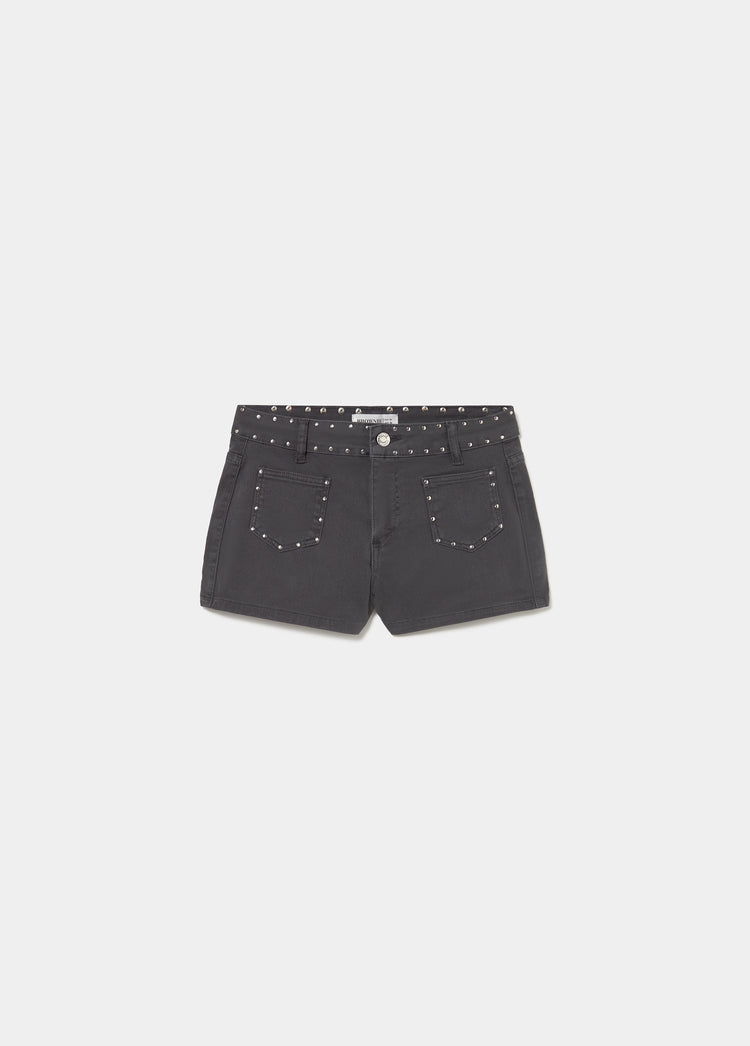 Short met decoratieve studs
