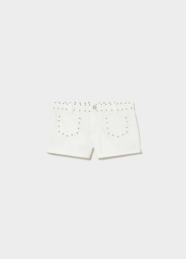 Short met decoratieve studs